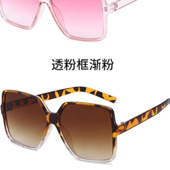 Oversized Frame Sunglasses Tortoise Frame - NWT - Picture 4 of 4